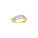 14kt. guldring m/dia. 0,23ct W/SI