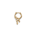 Sortedam Huggie Goldplated Silver - Single