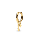 Sortedam Huggie Goldplated Silver - Single
