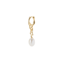 Peblinge Huggie Goldplated Silver - Single