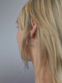 Copenhagen 25 Hoop Silver - Single