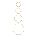 Copenhagen 20 Hoop Goldplated Silver - Single