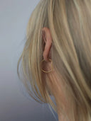 Copenhagen 20 Hoop Goldplated Silver - Single