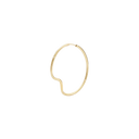 Copenhagen 35 Hoop Goldplated Silver - Single