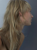 Copenhagen 50 Hoop Goldplated Silver - Single