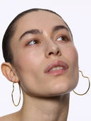 Copenhagen 50 Hoop Goldplated Silver - Single