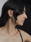 Tempelhofer Hoop Goldplated Silver - Single