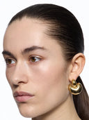 Tryvann Earring Goldplated Silver
