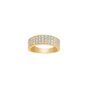 Bred alliancering 8 karat guld