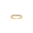 8kt. guldring m/cz - alliance