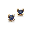 Ørepynt 14 kt. safir