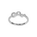Rhd. sølv ring EVYNOR 12mm