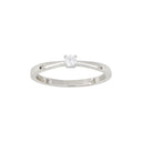 Rhd. sølv ring 3mm grab HEGENOR Str.52