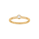 Forgyldt sølv ring 3mm rør HANNANOR Str.60