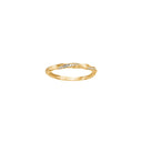 8kt. guldring m. cz