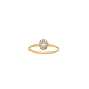 Roset ring i 8 karat guld