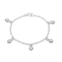 Armbånd M/5 Hjerter, Sølv