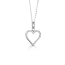 Sølv Collier M/Sy.Zirconia