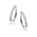 Creoler syn.zir. 1,5 x 13 mm. 8 karat