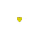 Petit Love Heart Neon Yellow Enamel Earring