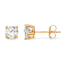 Ørepynt syn.zir. 5 mm 8 kt.