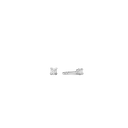 Sølv Ørestik M/Sy.Zirconia 2Mm