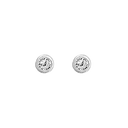 Sølv Ørestik M/Sy.Zirconia 3Mm