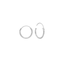 Sølv Creol 10,5 Mm, 1,2 Mm Tråd M/Vippel