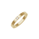 Alliancering i 14 karat guld med 1-7 x 0,04 ct. diamanter
