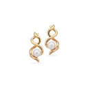 Snoet øreringe med fkp. 8 karat