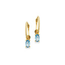 Creoler aqua cubic zir. 8 kt.