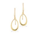 Ørebøjler oval 8 kt.