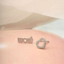 Wow Mom Earring Silver