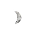 Petit Bella Moon Earring Silver - Single