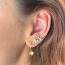 Three Pearl Berries Earring