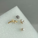 Three Pearl Berries Earring