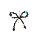 LISSÉ BOW EARRING - BLACK DREAM COLORS - SINGLE