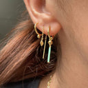 Tout Petit Dangling Ile De L´amour Earring - Single