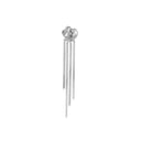 Shell Reflections Earring with Chains Silver - Single