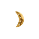 Bella Moon Earring With Four Stones - Single