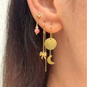 Sun and Moon Earring - Single