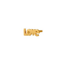 I Love ørering - forgyldt