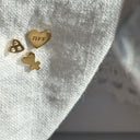 I Love Your Heart ørering - forgyldt