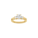 LUXURY Classic rund 14kt. guldsring m. Lab. G. dia. 1,33ct TW/VS2