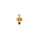 Petit Cleo Mocha Earring - Single