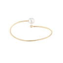 Aagaard - 14kt armring diam.1x0,05ctwpi+ferskvands