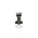 Sølv vedhæng thorshammer 8-tal Mål 10 x 15 mm Hul størrelse 2,8 mm