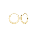 Aagaard - 14kt creol 16mm, tråd 1,8mm m/vridlås