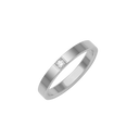 Alliancering i 14 karat hvidguld med 1-7 x 0,04 ct. diamanter