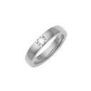 14 karat hvidguld alliancering med 1-7 x 0,11 ct. diamanter